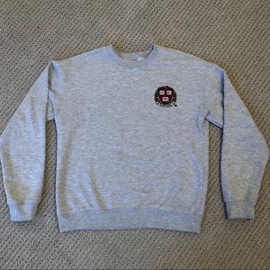Forever 21 Grey Harvard Crewneck